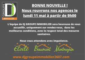 NOS AGENCES ROUVRENT LE 11 MAI