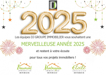 Nos meilleurs voeux pour 2025 !